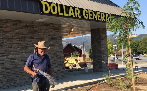 Dollar General, Cloverdale CA Landscaping
